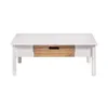 Mesa De Centro Ibiza 1 Cajon Combinada 100% Madera en BLANCO CARVALHO - Butacas, banquetas y puffs, Uruguay | Soy Hogar, vista 7 de 10