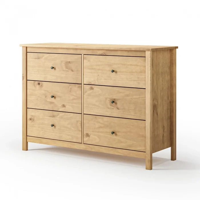 Cómoda 6 Cajones - Mari - Marrón en Marrón - Cómodas, Uruguay | Rústico Hogar, vista 2