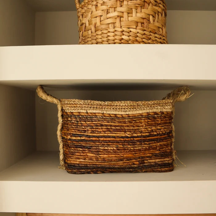 Canasto de Fibra de Banana ETHOS M | Casakos en Marrón - Butacas, banquetas y puffs, Uruguay | Casakos, vista 4