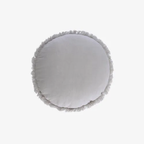 Almohadón Clarice Ø 45 cm - gris en Gris - Textiles, Uruguay | Kavehome