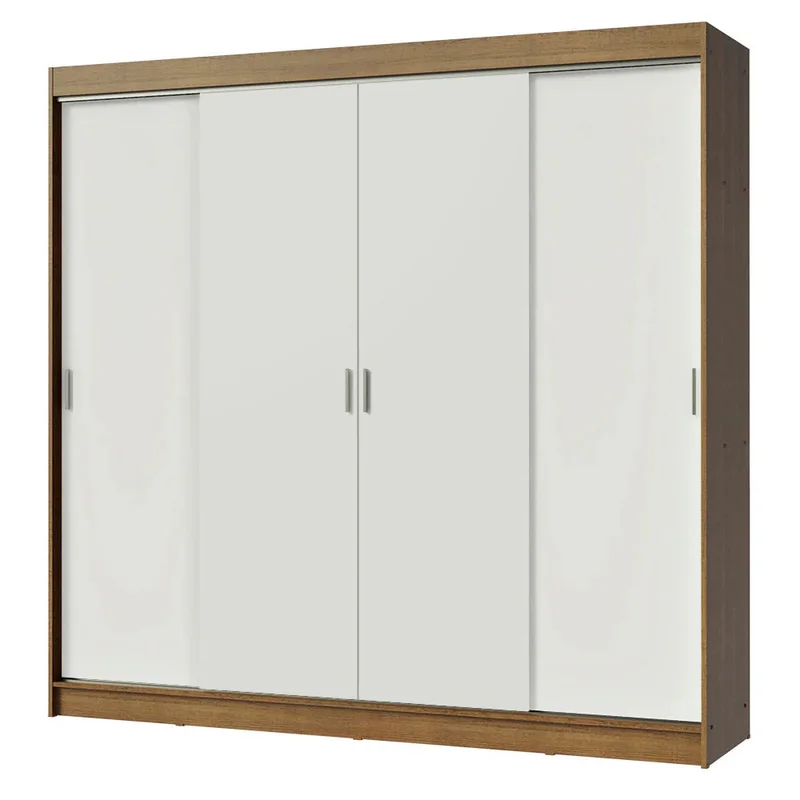 Ropero Placard Matrimonial Austin 4 Puertas Corredizas 215cm en Blanco - Roperos y placares, Uruguay | Balton, vista 13