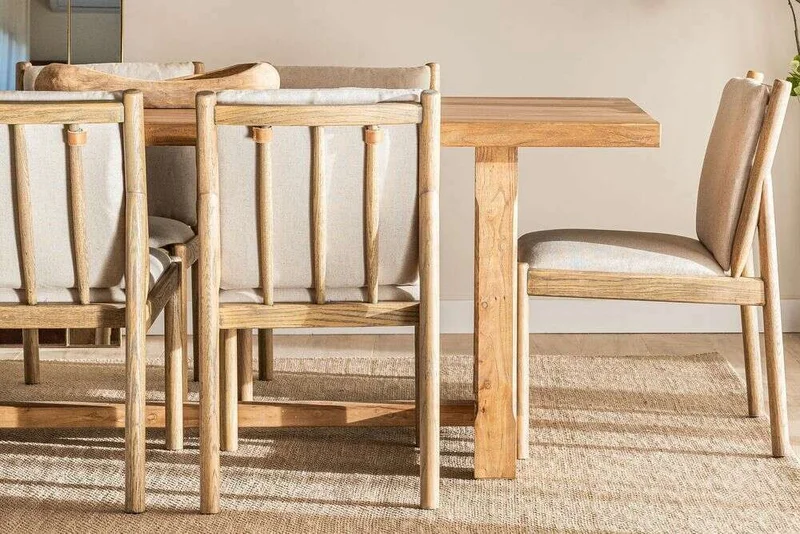 MESA COMEDOR APOLO - 2.00 X 1.00 MTS en Madera natural - Mesas de comedor, Uruguay | La Iberica, vista 9