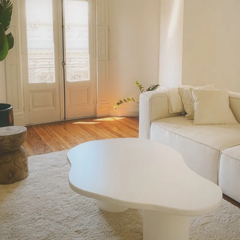 mesa ratona PRIMA en Blanco - Mesas de living, Uruguay | Octo