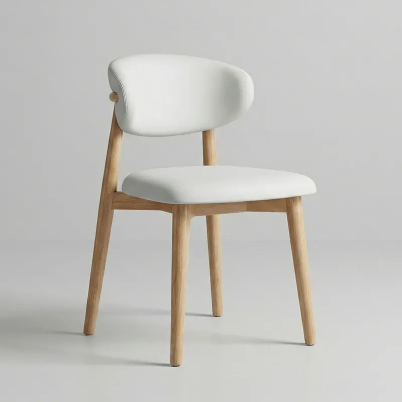 Silla de comedor de madera Moderna - Caliza en Blanco - Sillas, Uruguay | Rústico Hogar
