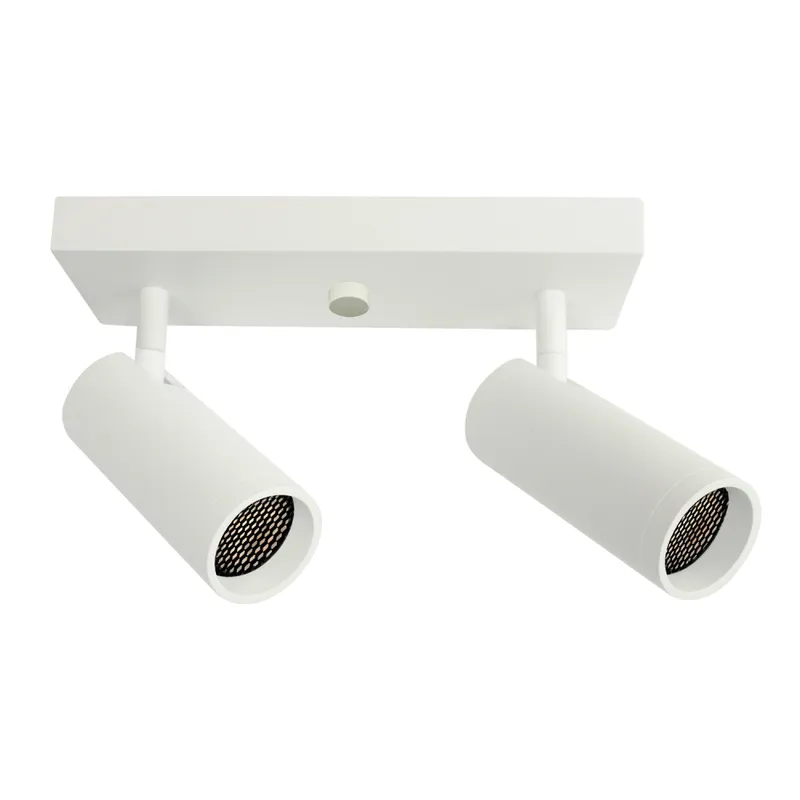 Luminaria de Adosar Long Leticia Doble Orientable Blanca en Blanco - Lámparas colgantes, Uruguay | Serlux