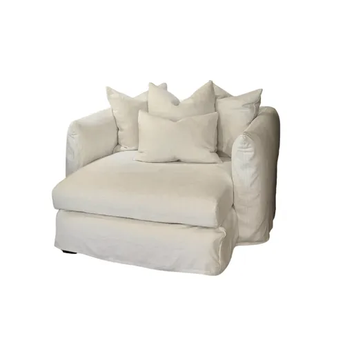SOFA FIGEAC 130 NEWLIN BLANC en Blanco - Sillones y sofás, Uruguay | Masinfinito Casa