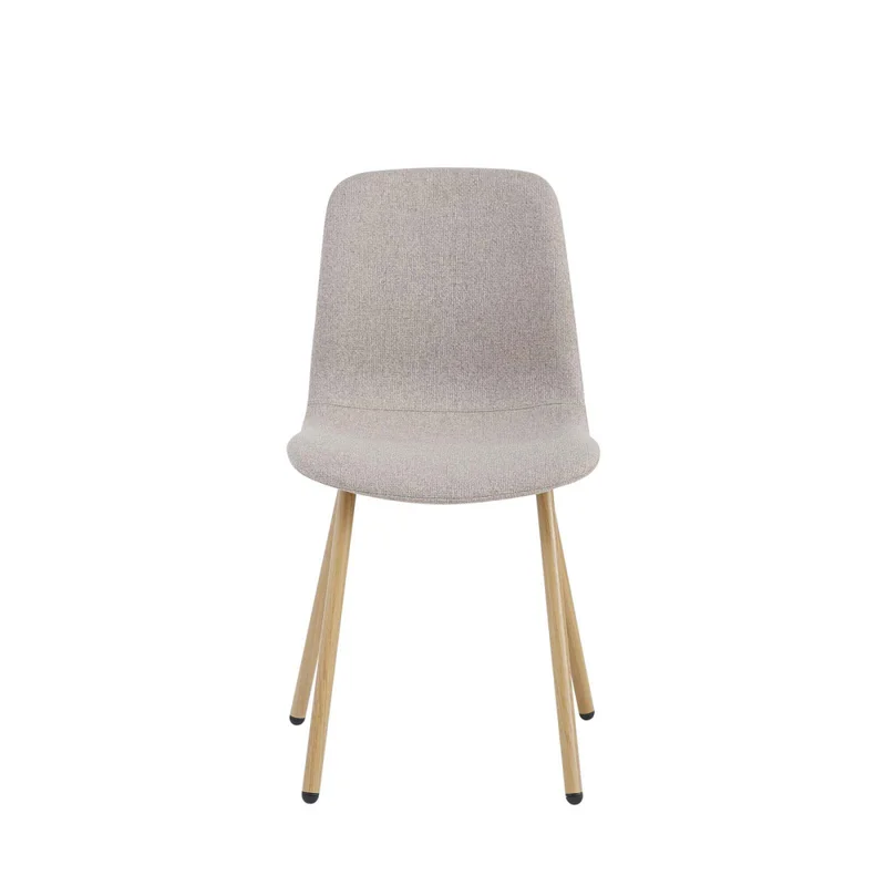 Silla De Comedor Metal-y-tela Marron Cleo en Beige - Sillas, Uruguay | Divino, vista 3
