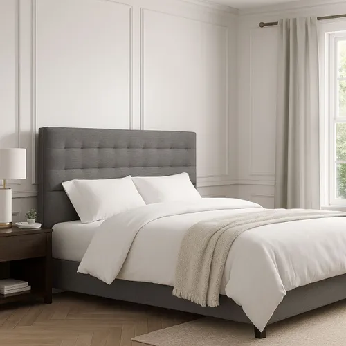 RESPALDO DE PARED MODENA GRIS QUEEN - Respaldos de cama, Uruguay | Viasono