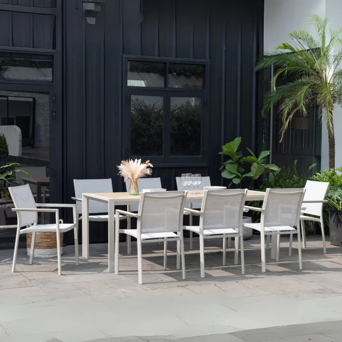 Mesa rectangular 207x90cm - Urbanite - Beage en Beige - Muebles para el exterior, Uruguay | Rústico Hogar, vista 2
