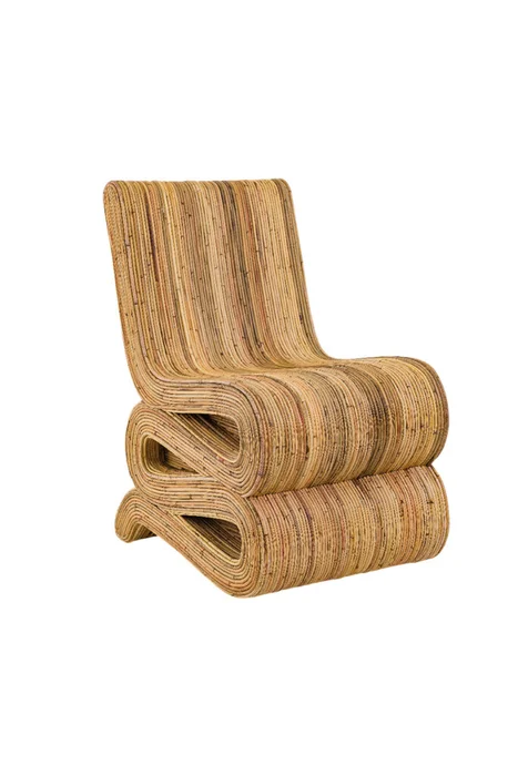 POLTRONA ISLA RATTAN 50X67X85H en Madera natural - Butacas, banquetas y puffs, Uruguay | Vinibel