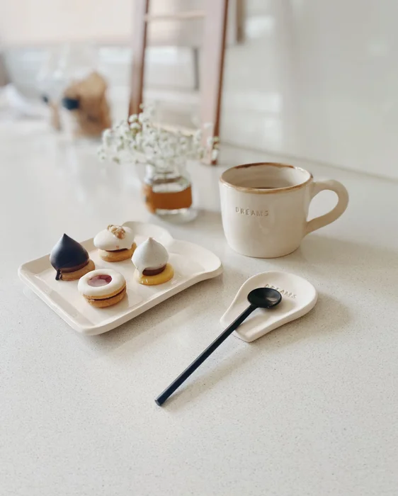 Kit merienda en cerámica en Beige - Decoración, Uruguay | Dreams On Time