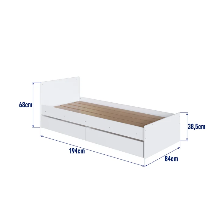 Cuna Sofia – Transformable con Cajones en Blanco - Dormitorio, Uruguay | RM Muebles y Deco, vista 6