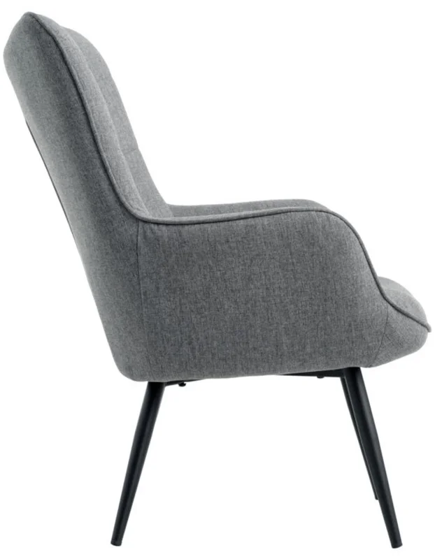 Sillón ULDUM gris/negro en Gris - Butacas, banquetas y puffs, Uruguay | JYSK, vista 3