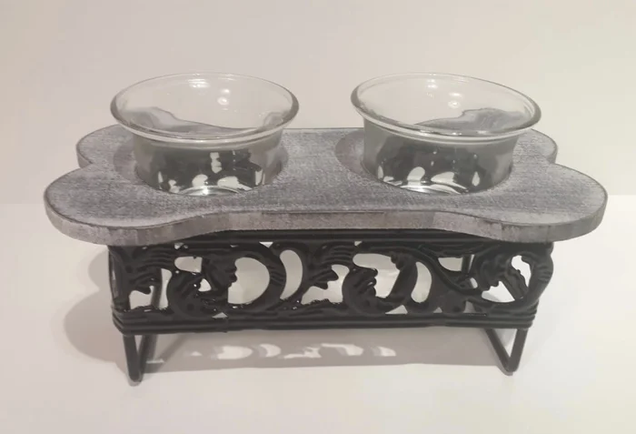 CANDELABRO 2 VELAS en Gris, Negro - Velas y Portavelas, Uruguay | Champagne Home