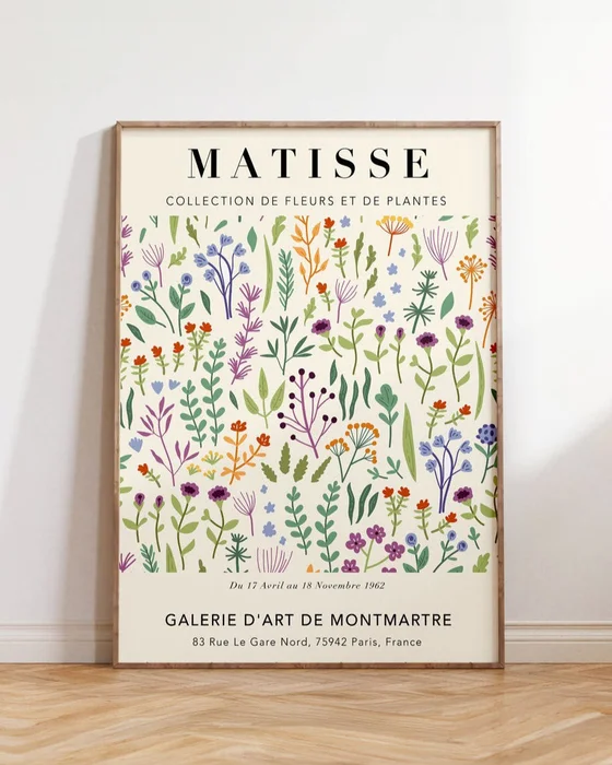 Matisse - Floral N.02 en Multicolor - Láminas, Uruguay | La Cuadrería, vista 2