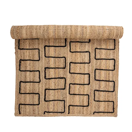 Dell Rug, Brown, Jute - Textiles, Uruguay | Tutto Deco
