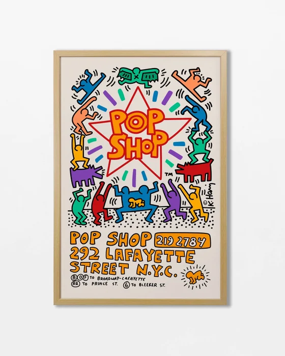 Keith Haring - Pet Shop en Multicolor - Láminas, Uruguay | La Cuadrería