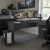 Escritorio Gamer con Cajón y Soporte para CPU | Mesa Gaming Moderna - Grafito en Gris - Escritorios y sillas de escritorio, Uruguay | Mulata, vista 2 de 8