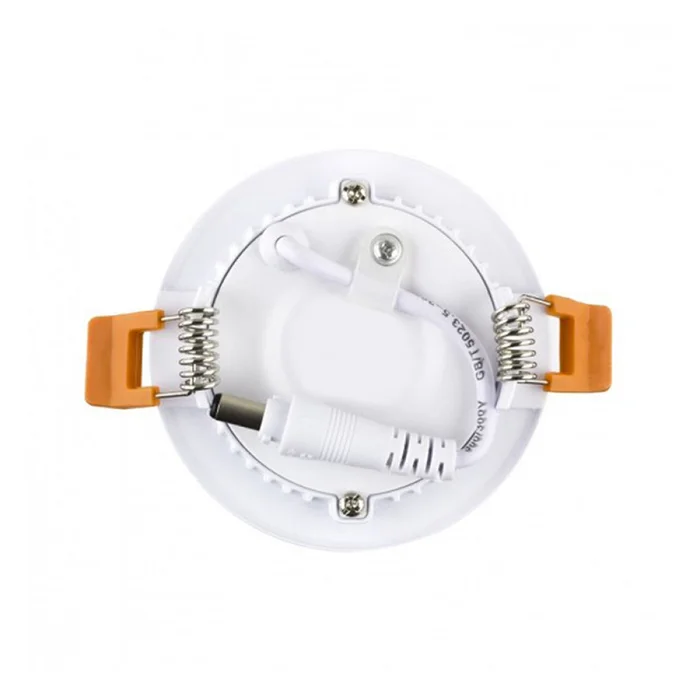 Panel LED Redondo de Empotrar 3W Luz Cálida en Blanco - Lámparas colgantes, Uruguay | Serlux, vista 4
