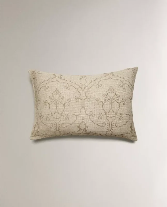 FUNDA COJÍN JACQUARD en Beige - Textiles, Uruguay | Zara Home, vista 4