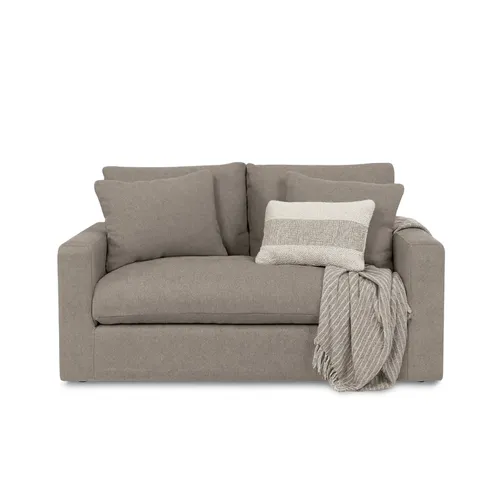 SOFA BISCARROSSE LOVESEAT 130 BEIGE en Gris - Sillones y sofás, Uruguay | Masinfinito Casa