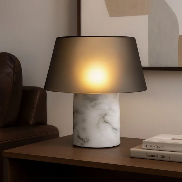 LUMINARIA DE MESA MARBLE LIGHT Blanco - Lámparas de mesa, Uruguay | Viasono, vista 2