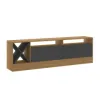 Rack 2 puertas y botellero Dakar/Vulcano - Muebles para TV, Uruguay | Que Sal Muebleria, vista 3 de 4