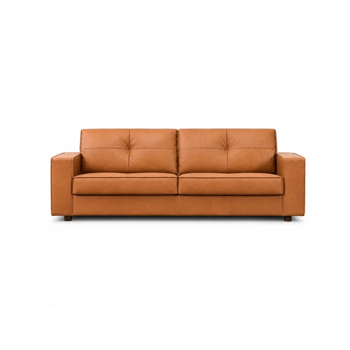 Sillón Cuero Marlon en Marrón - Sillones y sofás, Uruguay | Samic