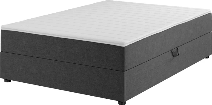 Cama cont almac 2 Plazas 140x200 PLUS C40 gr-40 en Gris - Dormitorio, Uruguay | JYSK, vista 2
