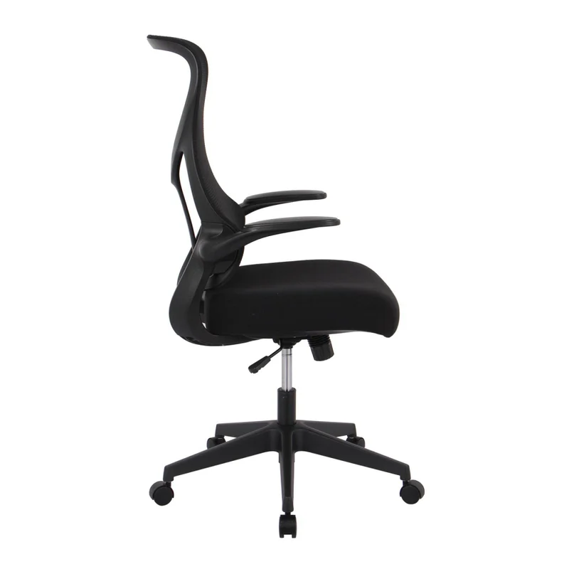 Silla De Oficina Malla-y-metal Negro 3699f en Negro - Escritorios y sillas de escritorio, Uruguay | Divino, vista 3
