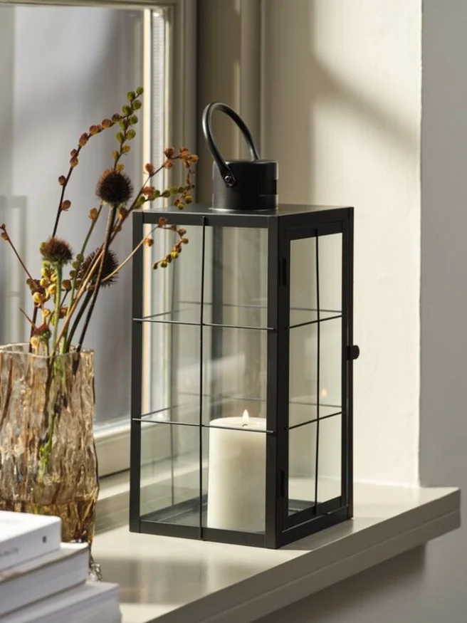 Farol VILLADS W16xL16xH36cm negro en Negro - Velas y Portavelas, Uruguay | JYSK, vista 2