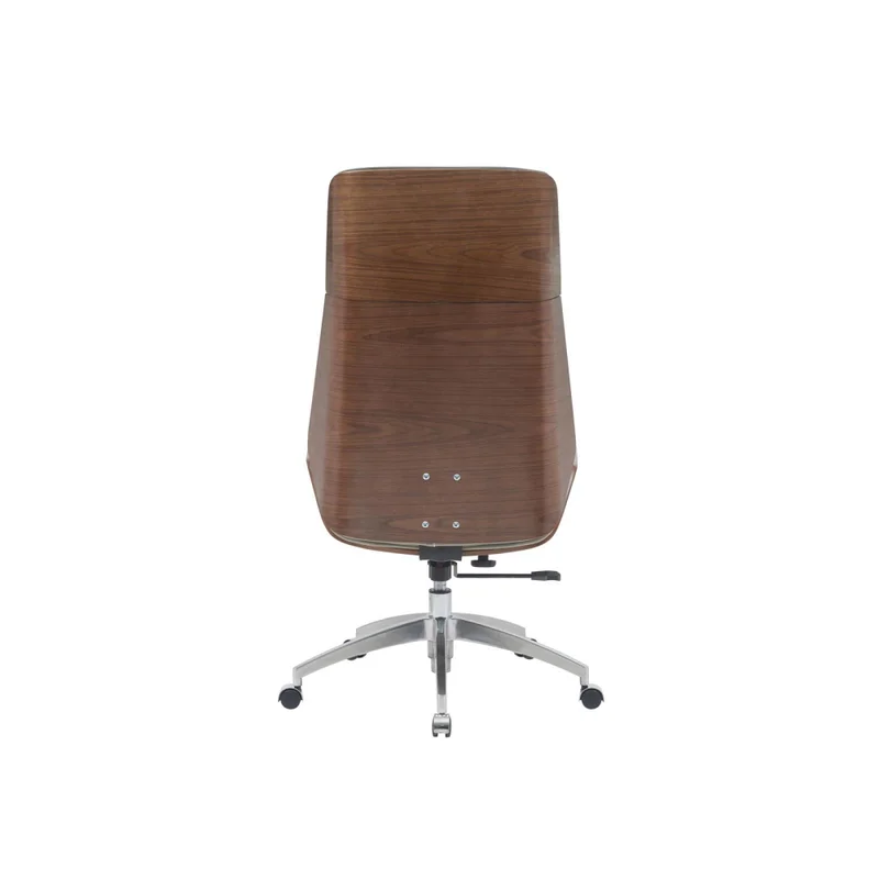 Asiento Gerencial Alto Madera-y-pu Natural-beige Confort en Beige - Sillas de escritorio, Uruguay | Divino, vista 4