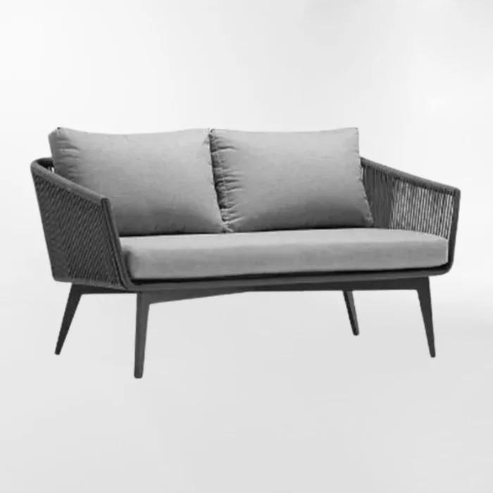 Sofá de exterior BALMAIN NEGRO EXTENSIBLE en Gris - Sillones y sofás, Uruguay | Viasono, vista 2