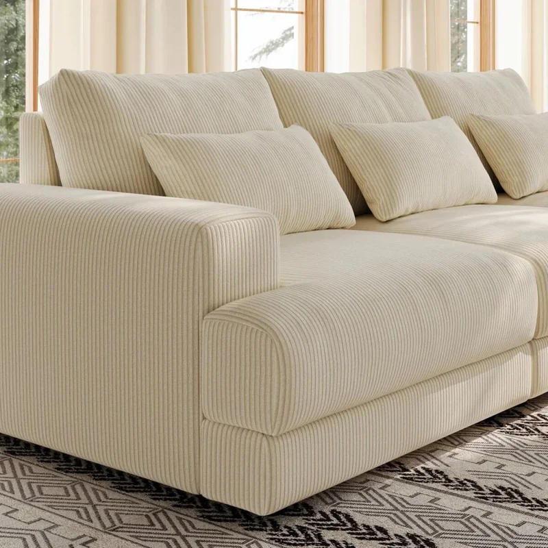 SILLÓN NUVOLA BEIGE 4 CUERPOS en Beige - Sillones y sofás, Uruguay | Viasono, vista 3