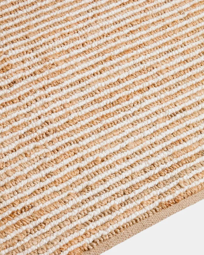 Alfombra Derule de yute y lana beige 200 x 300 cmv en Beige - Alfombras, Uruguay | Kavehome, vista 2
