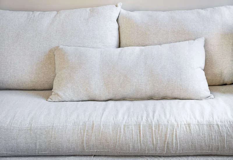 SILLON MANUELA ESQUINERO CON 1 POSABRAZOS - LINO en Blanco - Sillones y sofás, Uruguay | La Iberica, vista 14