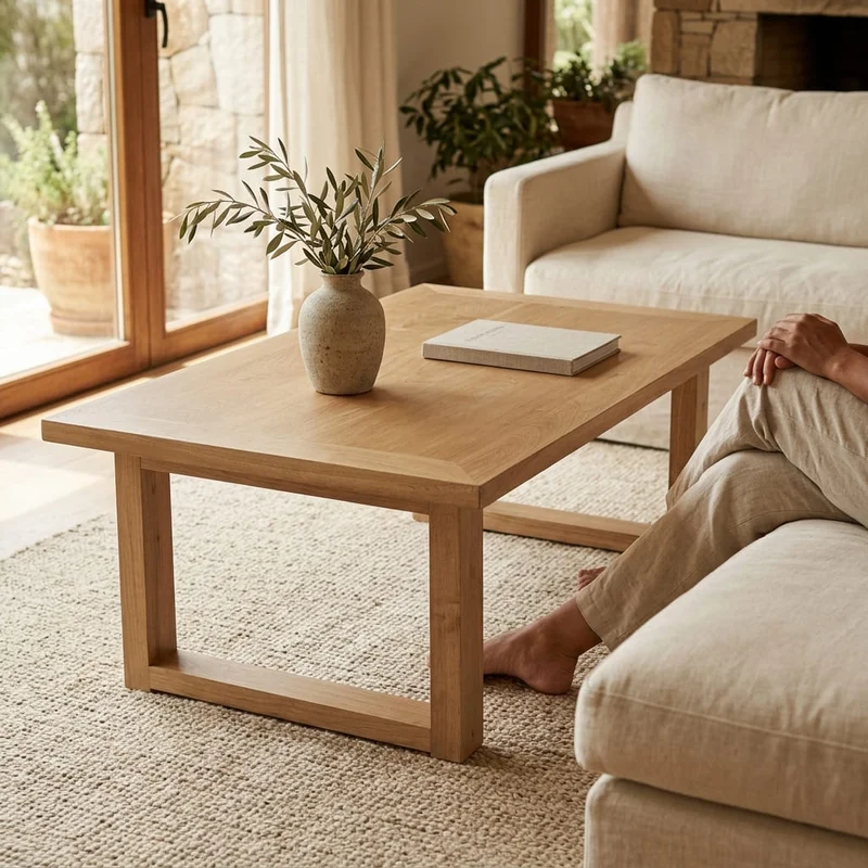 Mesa de Living Maracaná en Madera natural - Mesas de living, Uruguay | Diseno Montevideo, vista 5