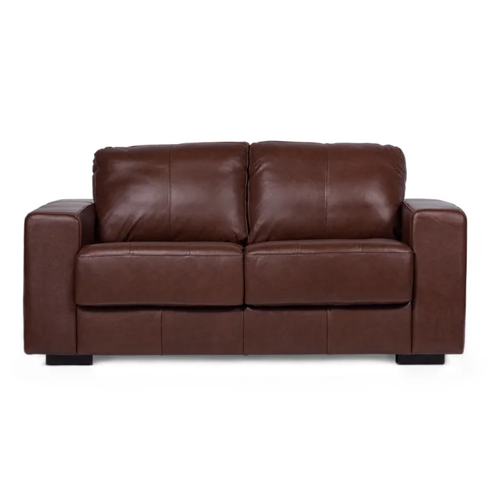 Sofá Colorado - Cuero Básico - 2 cuerpos - New Brown en Marrón - Sillones y sofás, Uruguay | NYR, vista 2