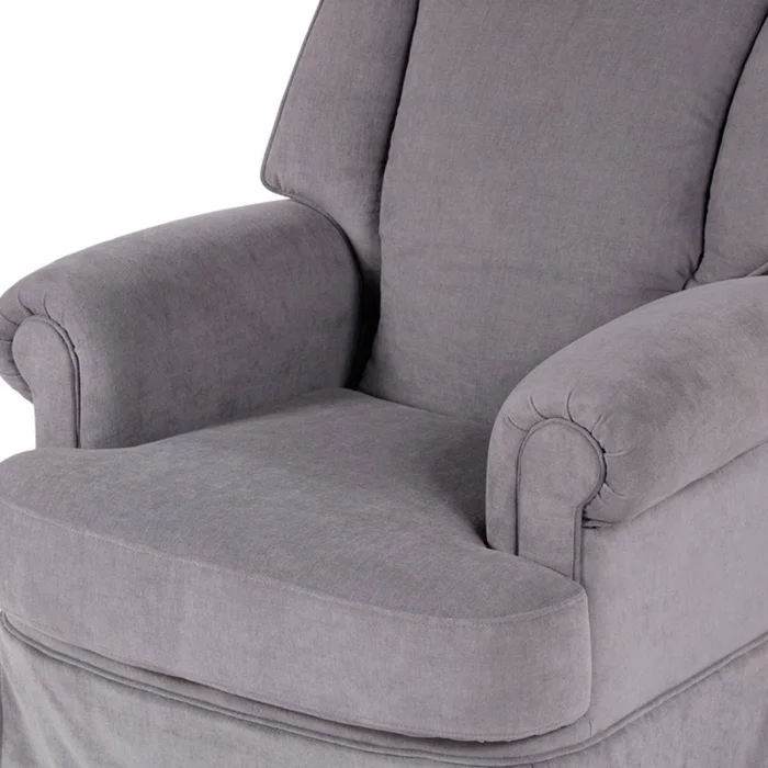 Butaca Bergere Sense giratoria - Tela Aquaclean - A fabricar en Gris - Butacas, banquetas y puffs, Uruguay | NYR, vista 3