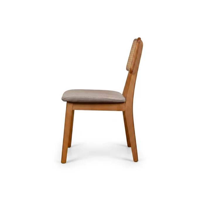 Silla Classic con tejido - Tela Rústica - Greige cálido en Beige - Butacas, banquetas y puffs, Uruguay | NYR, vista 3