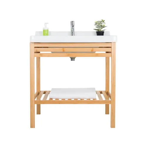 Bacha baño bamboo en Madera natural - Muebles, Uruguay | Uruguay Bamboo