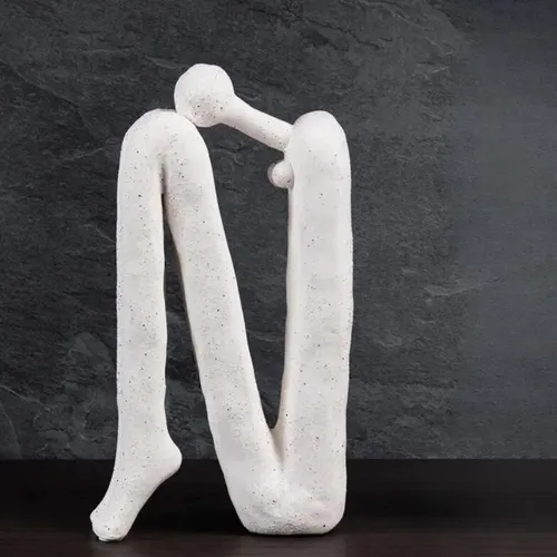 ESCULTURA SERPENTINE Blanco - Decoración, Uruguay | Viasono