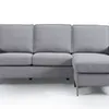 Sofá con Chaise ENZO - Gris en Gris - Sillones y sofás, Uruguay | Finkel, vista 1 de 5