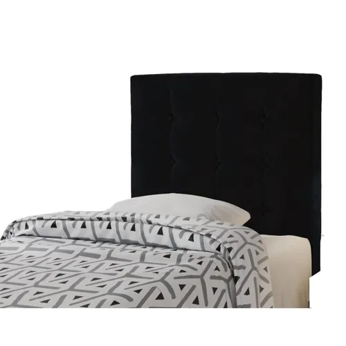 Respaldo Imperial 1 Plaza - Negro - Respaldos de cama, Uruguay | Berna home