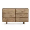 Cómoda 129cm Madera Natural-beige ángeles en Madera natural - Cómodas, Uruguay | Divino, vista 2 de 4