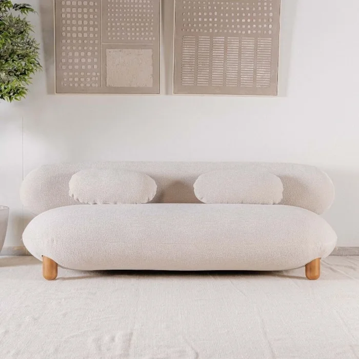 Sofá Orbitale - 3 cuerpos en Beige - Sillones y sofás, Uruguay | Fábrica Italiana, vista 4