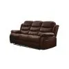 Sillon 3 Cuerpos Sofa Reclinable En Pu Living en Marrón - Dormitorio, Uruguay | Soy Hogar, vista 2 de 4