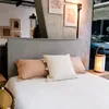 Respaldo Volado 2 Plazas - Tela Tipo Lino Gris - Respaldos de cama, Uruguay | Berna home, vista 2 de 2