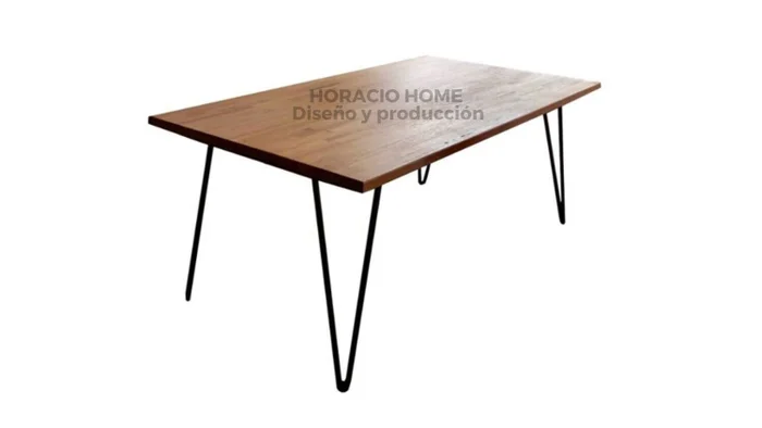 Mesa ratona hairpin legs en Negro - Mesas de living, Uruguay | Horacio Home