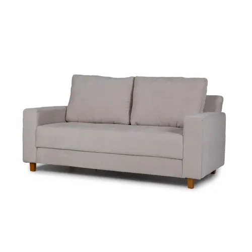 Sofá Modus (Outlet) - Tela Microfibra - 2 cuerpos - Berlin 02 (Beige) en Beige - Sillones y sofás, Uruguay | NYR